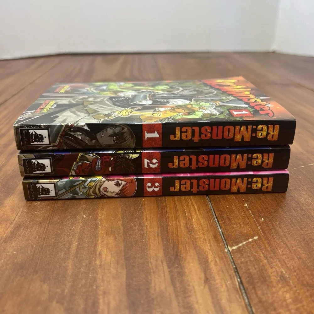 Re:Monster Manga Volumes 1-3 Kanekiru Kogitsune Haruyoshi Kobayakawa Softcover
